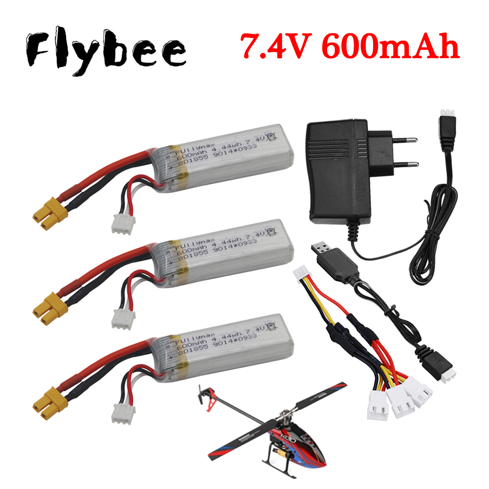 Drone Battery Charger - Bateria lipo de 7.4v 600mah +