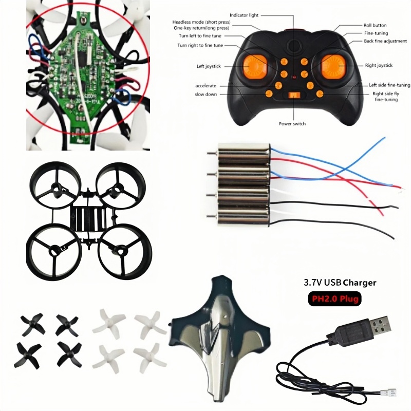 Eachine Drone E010 - Kit Completo de Drone DIY 2.4G