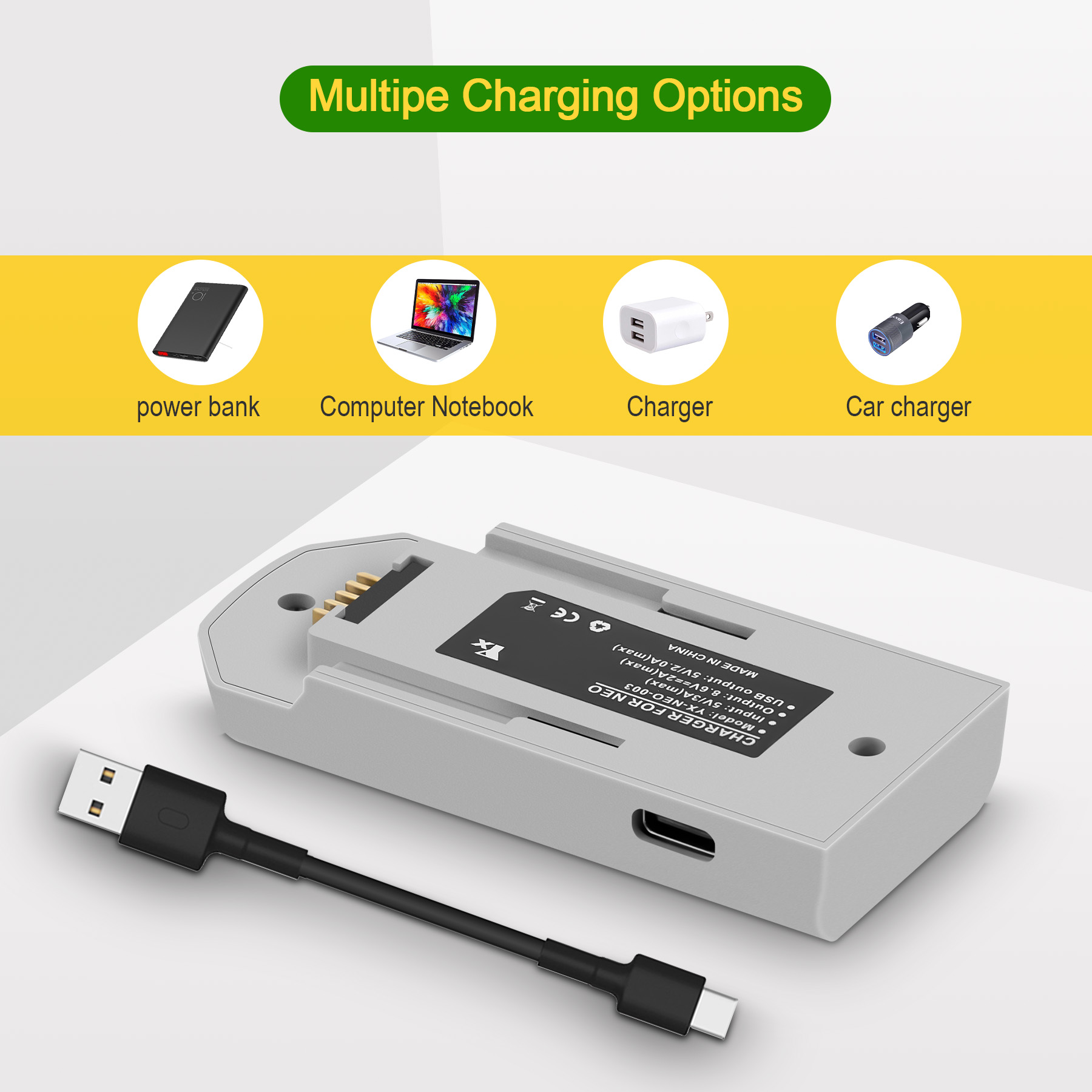 Carregador de bateria usb bidi - Drone Power Bank avaliação e preço