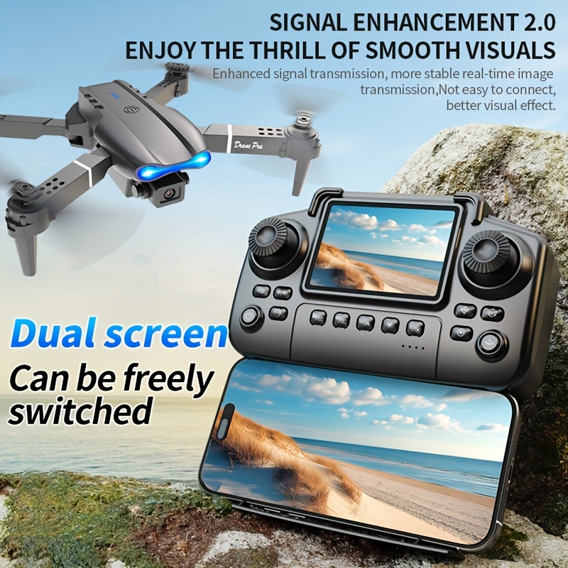 O Drone E99PRO MAX 2026 Aprimo - Drone Controller Screen avaliação e preço