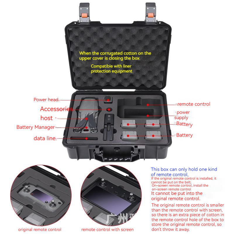 Para dji mavic 2 caso de armaz - Drone Joystick Cover avaliação e preço